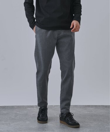 《追加》裏起毛 デニム テイクイットイージー ストレッチテーパードパンツ