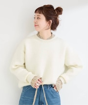 手洗い可 / シャインフェザープルオーバー