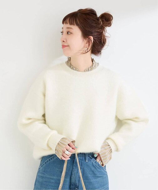 手洗い可 / シャインフェザープルオーバー