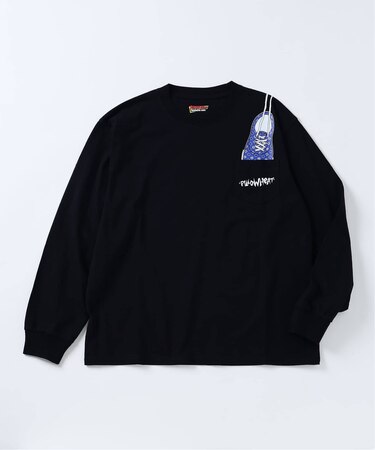 PILLOW HEAT for JOURNAL STANDATD / ピローヒート snowflake shoes L/S Tシャツ