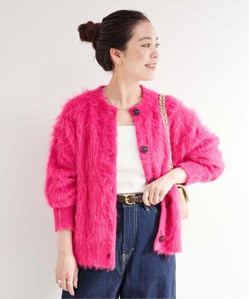 《追加》シャギークルーニットカーディガン