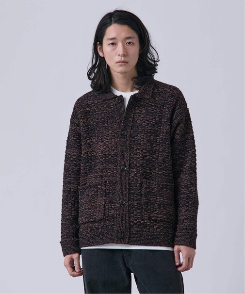 ツイードモール ヘビーカーディガン