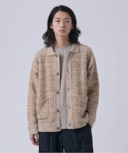 ツイードモール ヘビーカーディガン