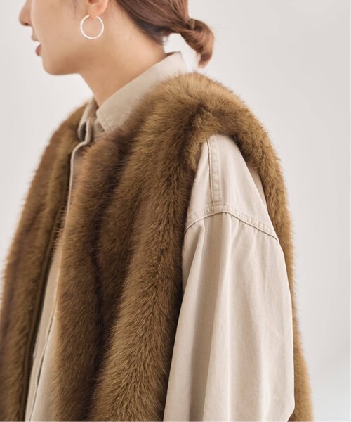 フェイクファーベスト｜ベーセーストックのアウトレット通販｜三井