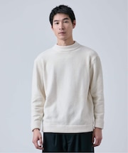 モールクルーネックニット