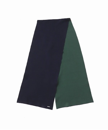 【ANTS & ELEPHANTS】スウェットライク 2トーンマフラー