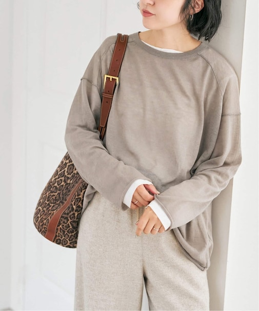 《手洗い可》ウールシアーニットプルオーバー