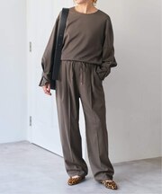 Tブラウス/パンツ 2ピースセット