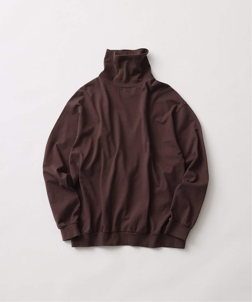 【FOLL/フォル】nano bio cotton turtleneck tee