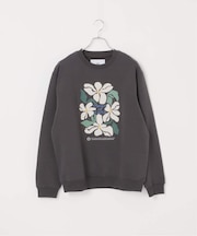 【PLANET OF EARTH】 ビッグフラワーエンブロイダリースウェット