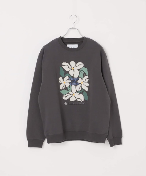 【PLANET OF EARTH】 ビッグフラワーエンブロイダリースウェット