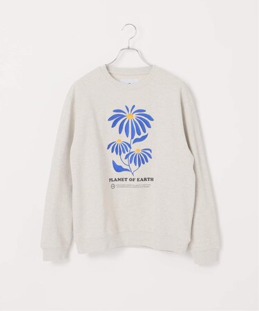 【PLANET OF EARTH】 ビッグフラワーエンブロイダリースウェット