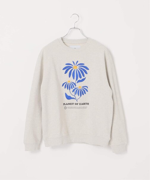 【PLANET OF EARTH】 ビッグフラワーエンブロイダリースウェット