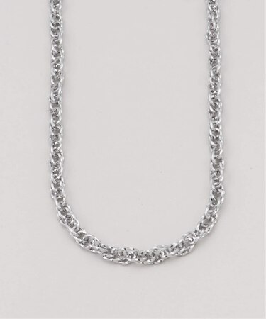 スパイラルチェーンネックレス