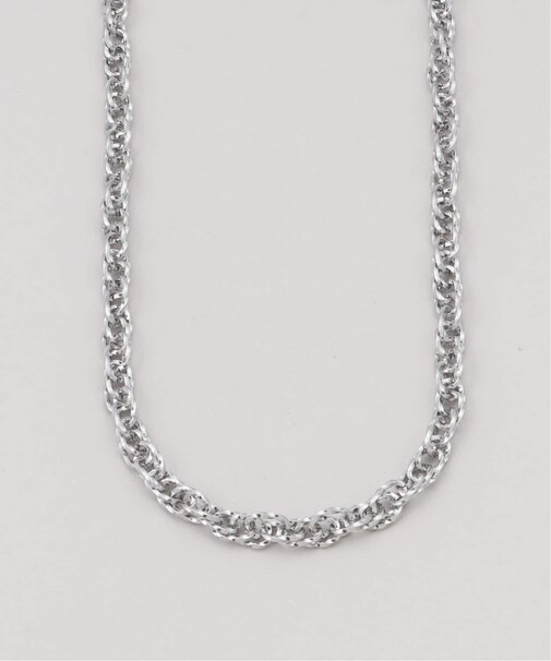 スパイラルチェーンネックレス