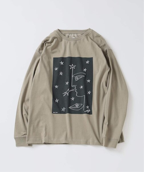 Mic Itaya(ミック・イタヤ) 別注 アート プリント ロング Tシャツ