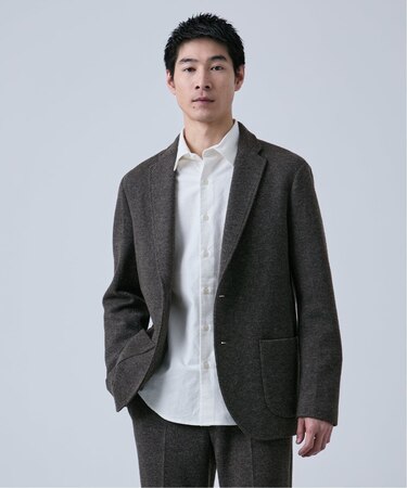 ジャージーフリース テーラードジャケット