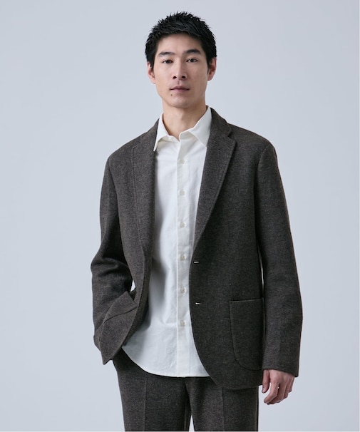 ジャージーフリース テーラードジャケット