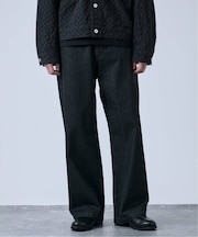 [B.A.C.D] NEWベーシック 13oz ワイドストレートデニムパンツ