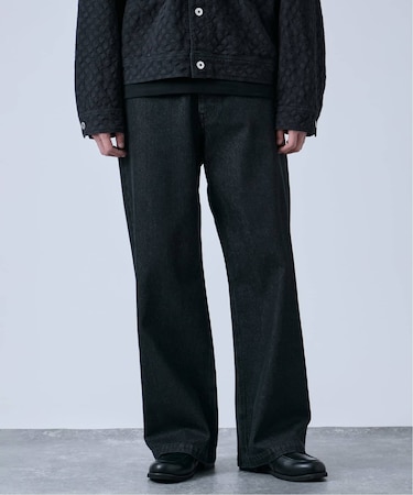 [B.A.C.D] NEWベーシック 13oz ワイドストレートデニムパンツ