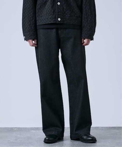 [B.A.C.D] NEWベーシック 13oz ワイドストレートデニムパンツ