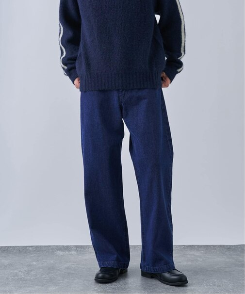 [B.A.C.D] NEWベーシック 13oz ワイドストレートデニムパンツ