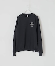 ドッグ コード刺繍 クルーネックスウェット