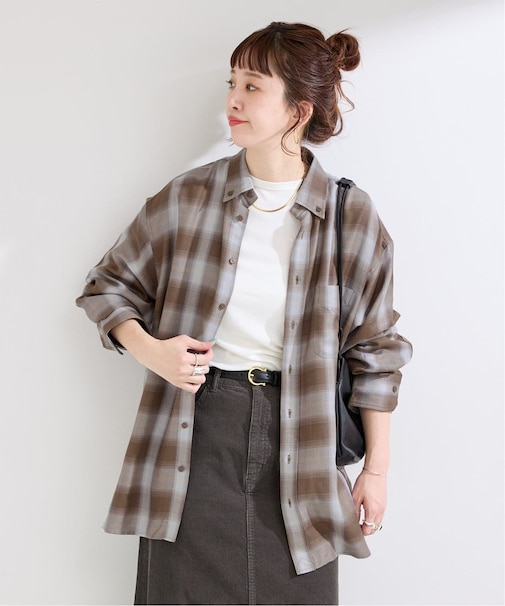 手洗い可 / NEWフェザーチェックナーディーBDシャツ2