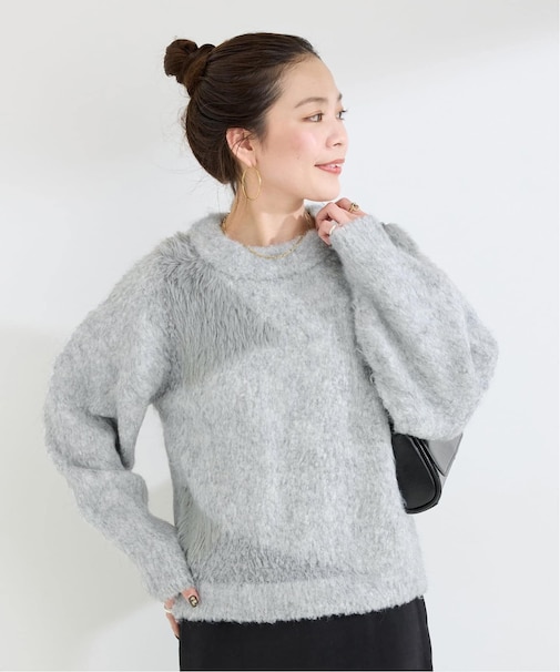 手洗い可 / インターシャニットプルオーバー