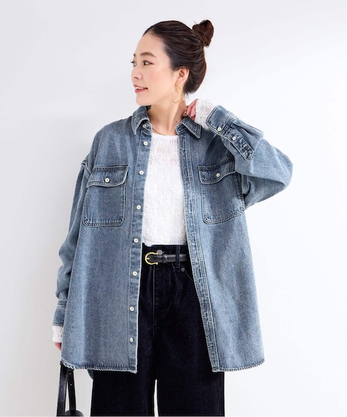 ウォッシャブル / DU JOUR / デュ ジュール JEAN LABOR SHIRT