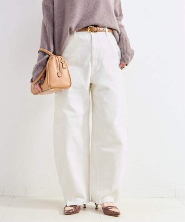 ウォッシャブル / DU JOUR / デュ ジュール BARREL PAINTER JEAN