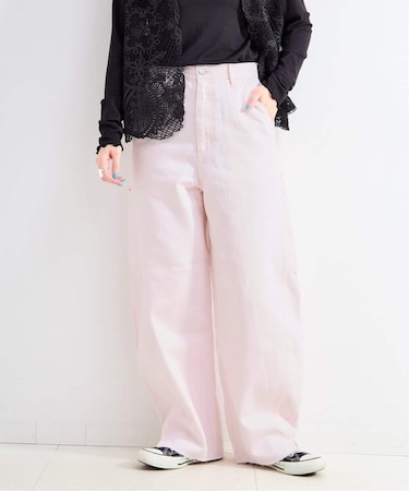 ウォッシャブル / DU JOUR / デュ ジュール BARREL PAINTER JEAN