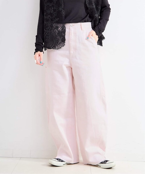 ウォッシャブル / DU JOUR / デュ ジュール BARREL PAINTER JEAN