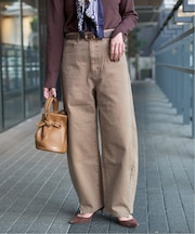 《追加7》ウォッシャブル / DU JOUR / デュ ジュール BARREL BAGGY JEAN