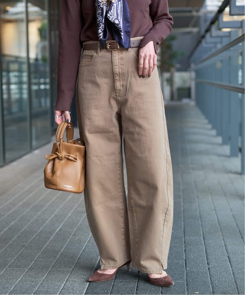 《追加7》ウォッシャブル / DU JOUR / デュ ジュール BARREL BAGGY JEAN