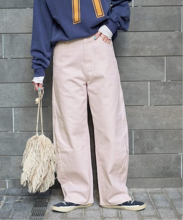 《追加7》ウォッシャブル / DU JOUR / デュ ジュール BARREL BAGGY JEAN