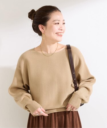 手洗い可 / 吸湿発熱 / ソリストヒートボートネックプルオーバー