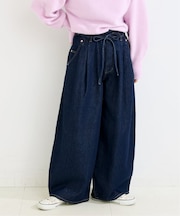 ウォッシャブル / DU JOUR / デュ ジュール DRAW-SASH PEG JEAN