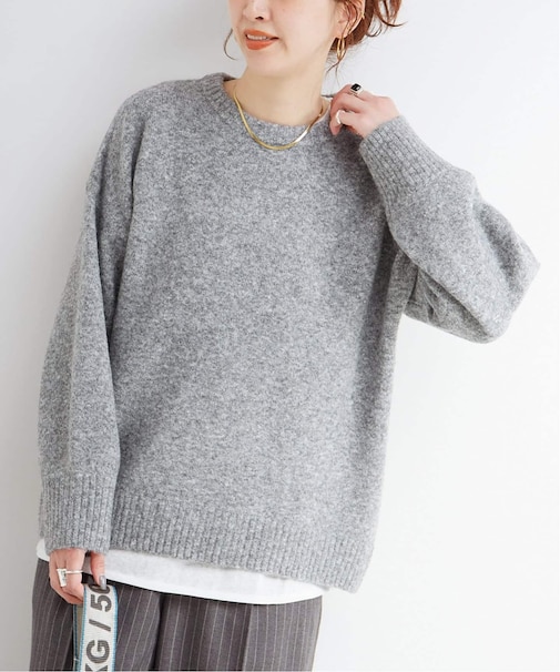 《追加》手洗い可 / WOOLMIXクルーネックプルオーバー