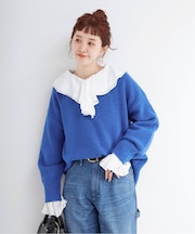 《追加》手洗い可 / WOOLMIXクルーネックプルオーバー