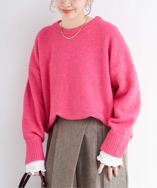 《追加》手洗い可 / WOOLMIXクルーネックプルオーバー