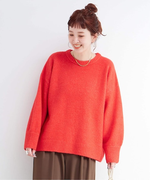 《追加》手洗い可 / WOOLMIXクルーネックプルオーバー