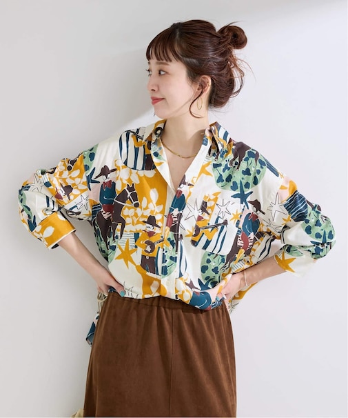 手洗い可 / DU JOUR / デュ ジュール DUJOUR ZODIAC LUCK SHIRT