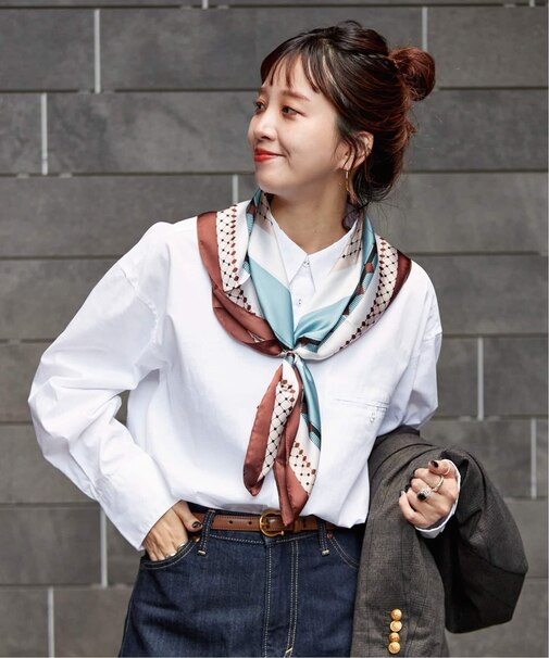 ウォッシャブル / 無地ストライプシャツ