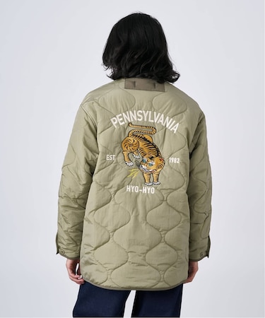 《追加》HYO-HYO リップストップナイロン キルティングブルゾン