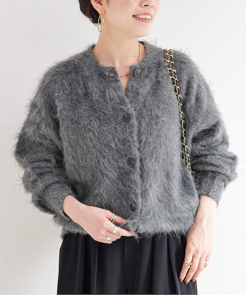 《追加2》シャギークルーニットカーディガン