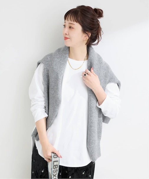 《追加》ウォッシャブル / 裾スリットロンTEE