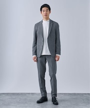 【セットアップ 2点セット】LAIDBACK スリムスーツ