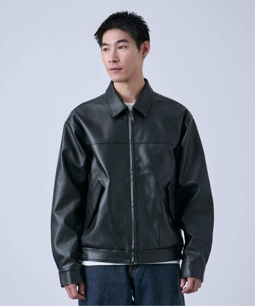 Eddie Bauer 別注 フェイクレザーブルゾン｜ベーセーストックの