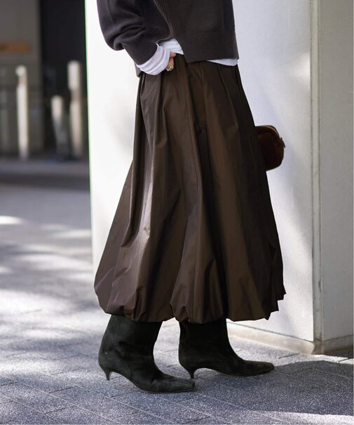 《WEB限定/追加2》タフタバルーンスカート